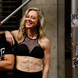 MICHI Black Mesh Sports Bra